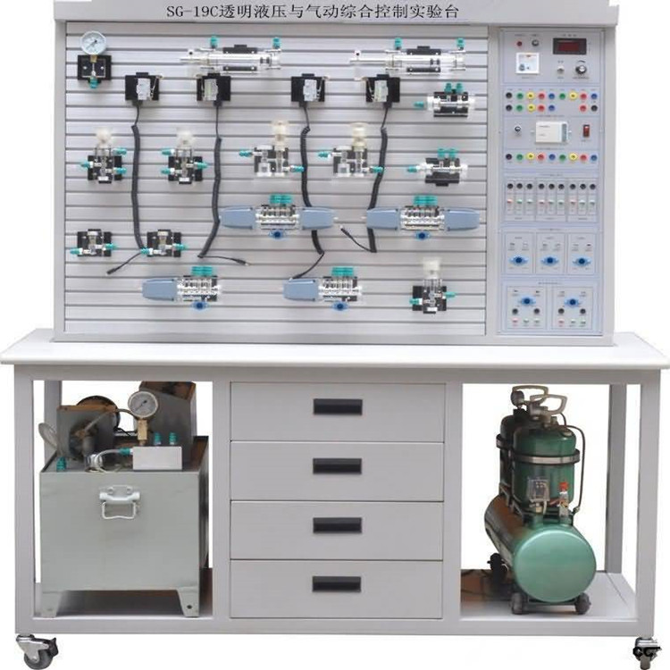 SG-19C气动液压PLC综合控制实验室设备（液压与气压传动综合装置）批发