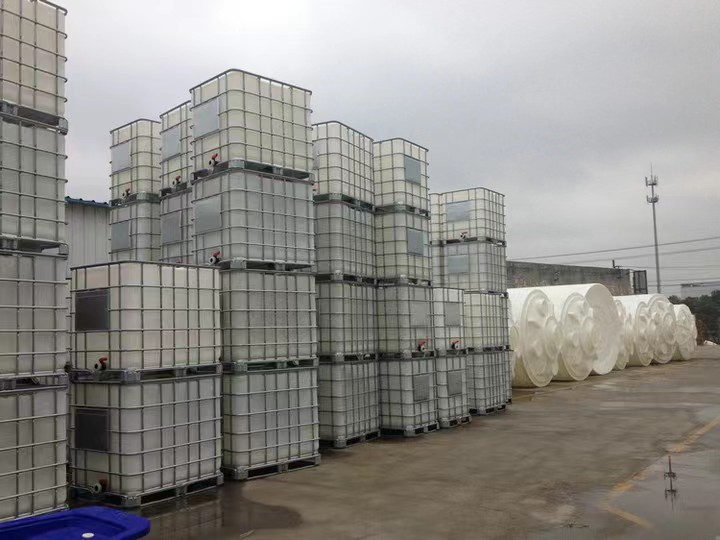武汉供应塑料加厚IBC吨桶 带铁架耐酸碱化工桶集装方桶