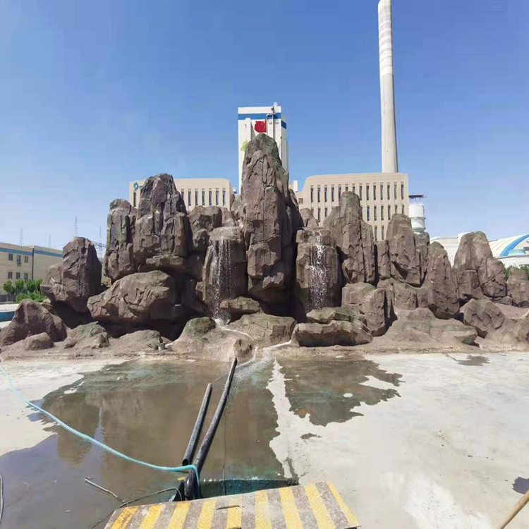 安徽千层石假山 雷苒景观 蚌埠塑石假山施工
