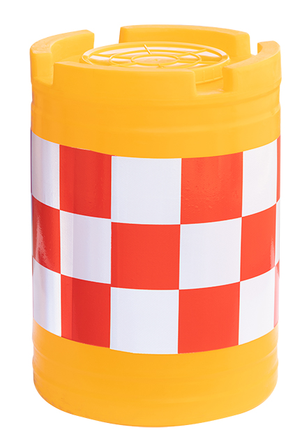 吹塑滚塑可移动防撞桶生产厂家-浙江定制中号圆柱形塑料防撞桶图片
