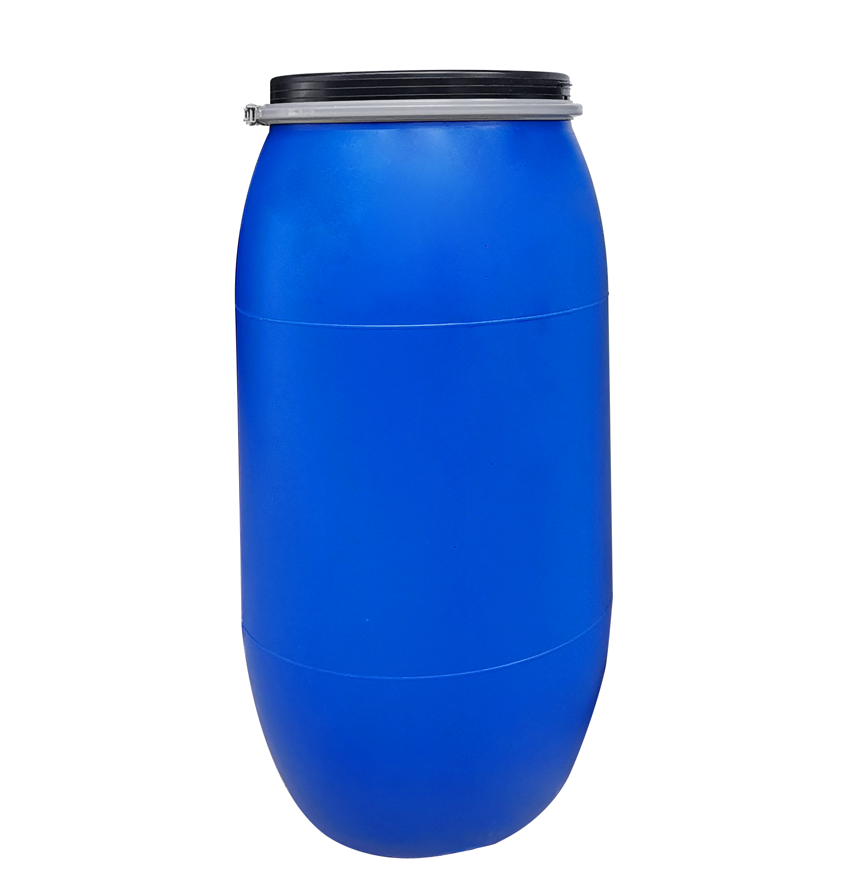 上海批发160升法兰桶 法兰桶化工桶抗震耐摔耐酸碱大蓝桶