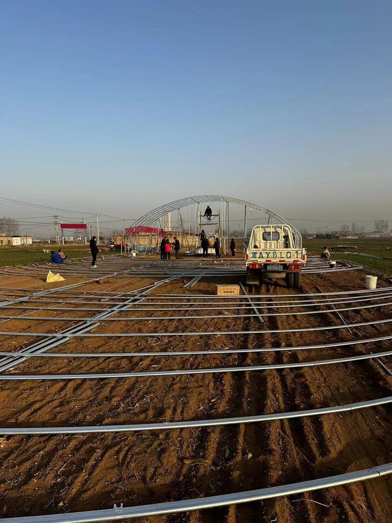 吉林省长春四平松原通化种植温室大棚养殖温室大棚厂家设计施工每平米价格