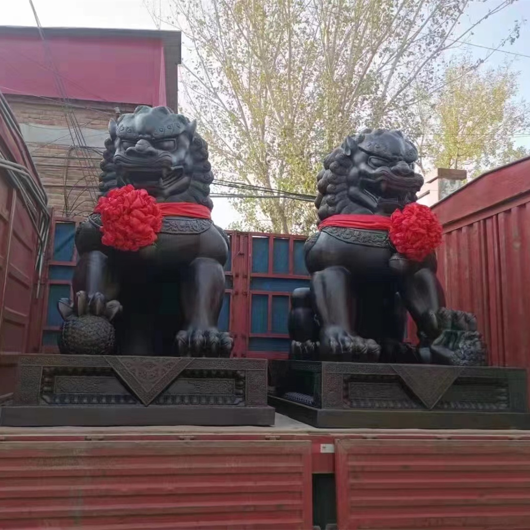 保定市铜狮子厂家动物雕塑 铜狮子价格 铜狮子定制
