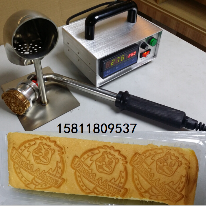 蛋糕食品LOGO商标烙印机 简易糕点面包热压机图片