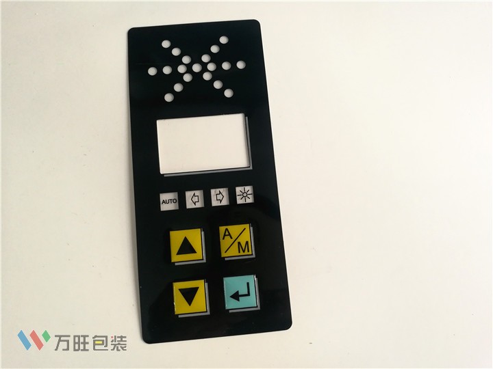厂家定制电子PVC按键控制面板电器PVC操作按键贴透明机械面板定做