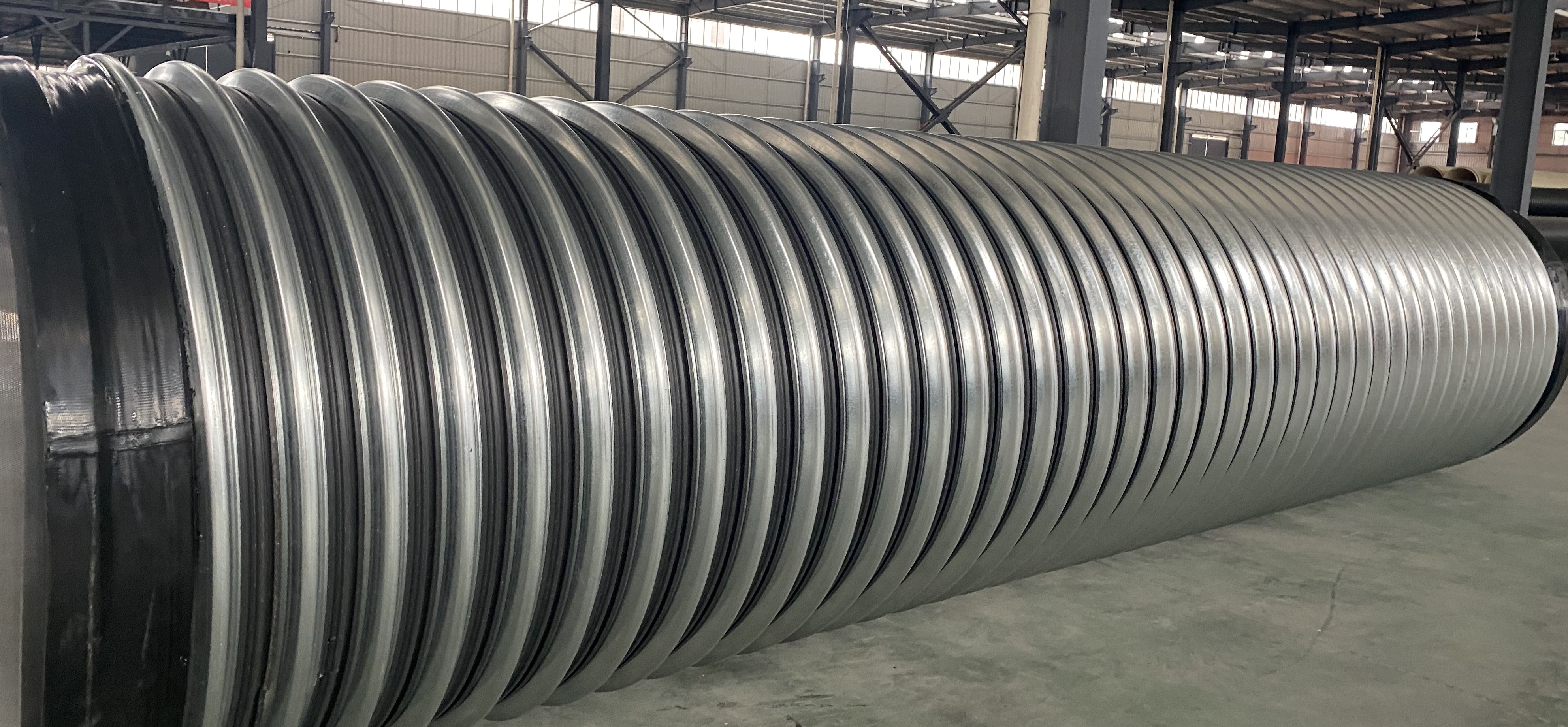 HDPE钢塑复合缠绕管 埋地用HDPE钢塑复合缠绕管，重庆HDPE钢塑复合缠绕管