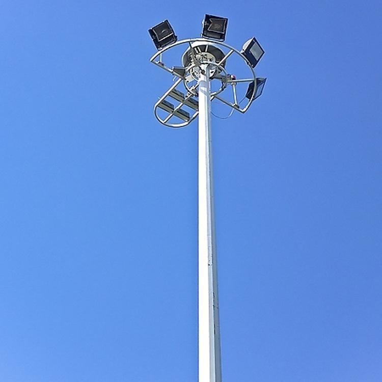 户外防水太阳能高杆灯 体育场学校操场球场灯  扬州高杆灯供应商