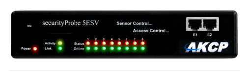 securityProbe 5ESV 动环监控系统解决方案 AKCP机房环境监控系统