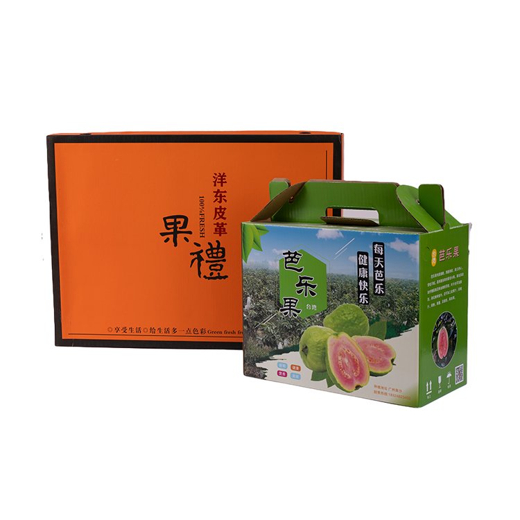 定做水果礼盒定做水果礼盒 火龙果芭乐果猕猴桃芒果彩盒包装印刷定制