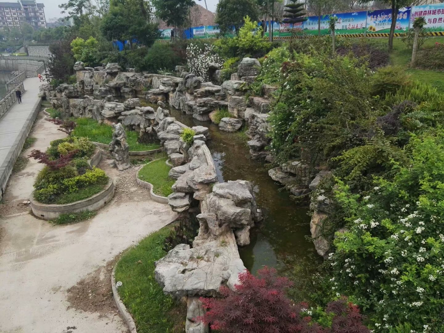 广元市景观石供应商 遂宁市景观石厂家批发 室外山水造景 多种类可供选择