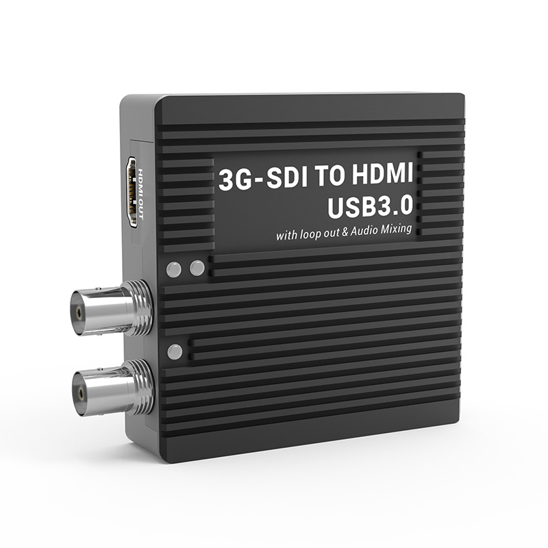 LCC382高清SDI(串行数字接口)转USB 3.0音视频采集卡数据环出方案定制服务