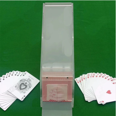 亚克力扑克牌推  透明发牌器 磨砂有机玻璃切割
