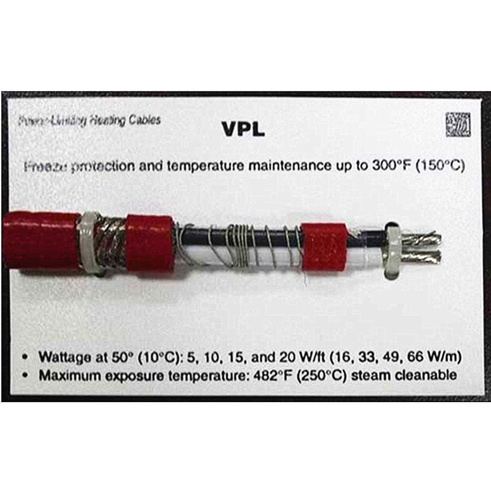 供应美国瑞侃VPL高温限功率伴热线图片